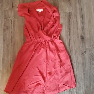 BCBGeneration coral flutter top dress size m